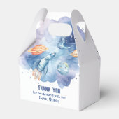 Outer Space Eerste reis rond de verjaardag van de Bedankdoosjes (Achterkant)