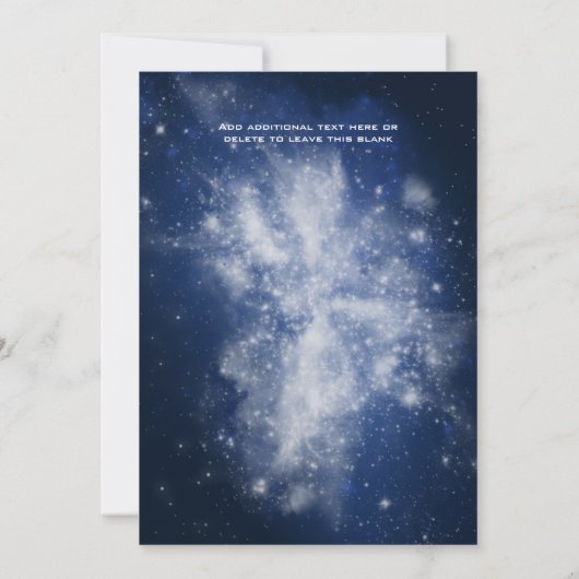 Outer Space First Birthday Invitation (Dos)