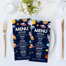 Outer Space Galaxy Verjaardagsfeestje Voedsel