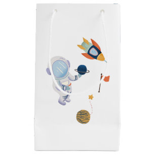 Outer Space Kids Verjaardagsfeestje Gift Bag Klein Cadeauzakje