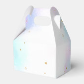 Outer Space Planets & Raketschip Verjaardagsfeest Bedankdoosjes (Achterkant)