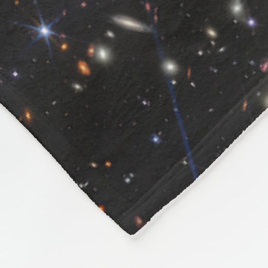 Outer Space Stars Galaxies Solar System Fleece Deken (Hoek)