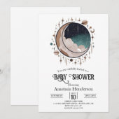 Outerspace Celestial Stars Baby shower Kaart (Voorkant / Achterkant)