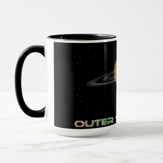 OuterSpaceCafe Saturn Mug (Gauche)
