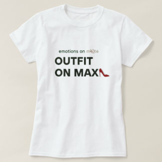 Outfit On Max mode rode hak T-shirt