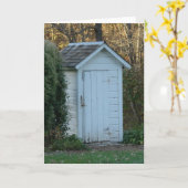 Outhouse Kaart (Gele Bloem)