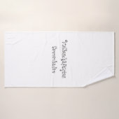 OUTIL ART ET DESIGN (Serviette de bain)