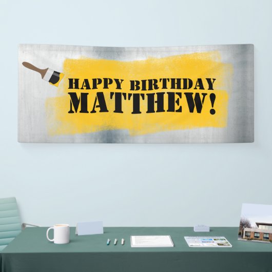 Outil Bannière de fête d'anniversaire (Salon professionnel)