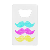 Outil de bar à motif de moustache CMJ vibrant