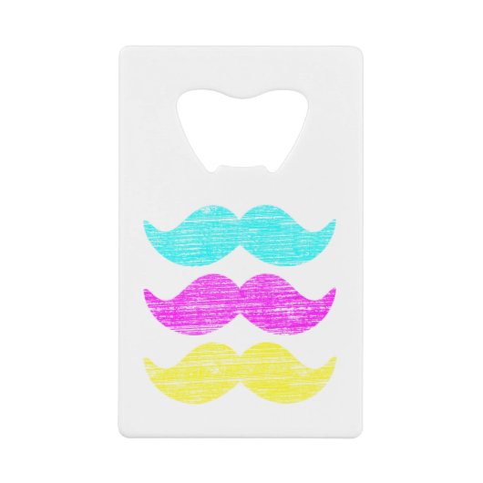 Outil de bar à motif de moustache CMJ vibrant (Devant)