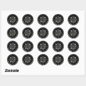 Outil de code QR avant vente Sticker circulaire (Feuille)