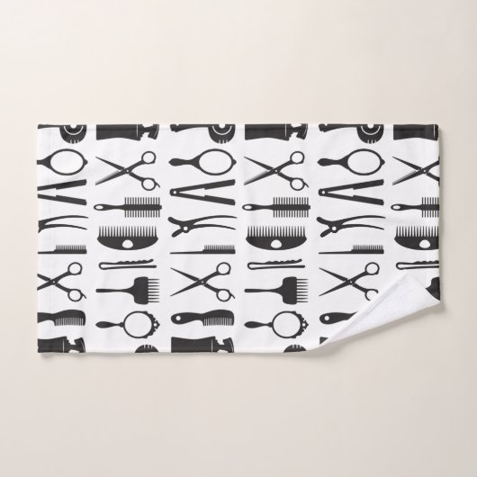 Outil de coiffure motif (Serviette à main)