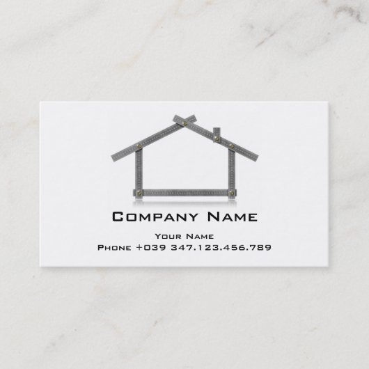 Outil de mètre en métal de Chambre de carte de (Devant)