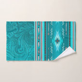 Outil en cuir Turquoise Tribal Navajo (Serviette à main)