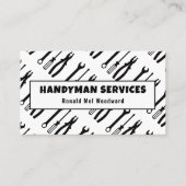 Outil simple Carte de visite Handyman Services (Devant)