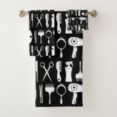 Outillage de coiffure ensemble de serviettes de ba (En situation)