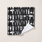 Outillage de coiffure ensemble de serviettes de ba (Gant de toilette)