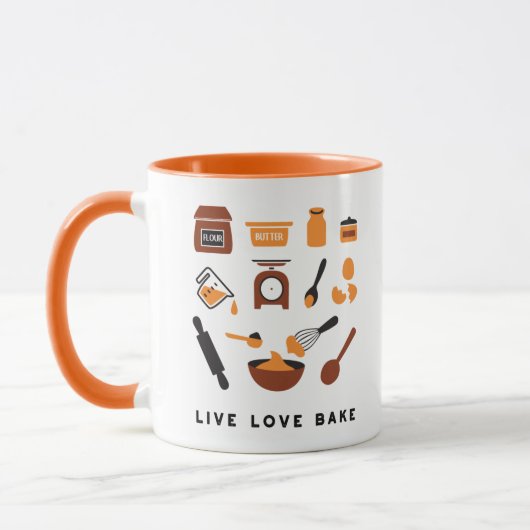 Outils à cuire doux Art Café Mug (Gauche)
