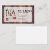 Outils à main | Cartes en bois (Devant / Derrière)