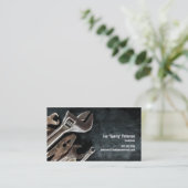 Outils Assortis Carte de visite Black Handyman (Debout devant)