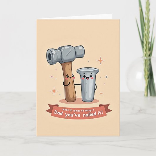 Outils Carte de fête des pères douce (Devant)