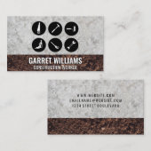 Outils | Carte de visite de construction (Devant / Derrière)