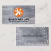 Outils | Carte de visite de Rivets métalliques (Devant / Derrière)