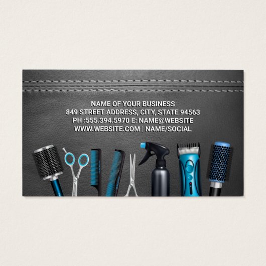 Outils de coiffeur | Cuir pointu (Dos)