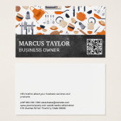 Outils de cuisine | Code QR (Devant & derrière)