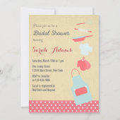 Outils de cuisine Invitation de douche nuptiale (Devant)