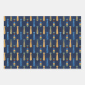 Outils de fête des pères et feuilles de papier d'e (Devant)