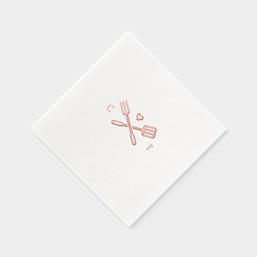 Outils de grillage et initiales Je fais BBQ Douche (Droite)