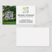 Outils de jardin | Paysage | Carte de visite QR (Devant / Derrière)
