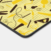 Outils de menuiserie, bois Jaune et Noir (Coin)