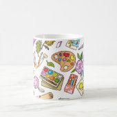 Outils de peinture impressions mug (Centre)