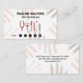 Outils de technicien de clou | Cartes de fidélité (Devant / Derrière)