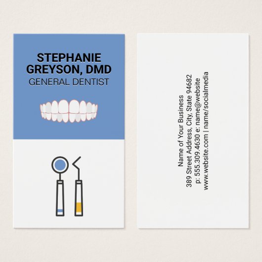 Outils dentaires | Icône Teeth (Devant & derrière)