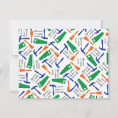 Outils Invitation d'anniversaire (Dos)