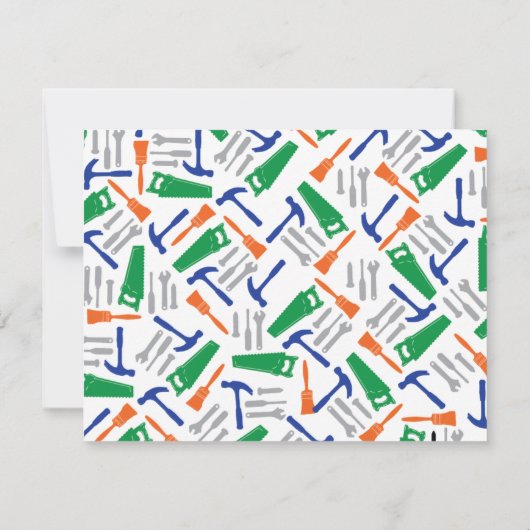 Outils Invitation d'anniversaire (Dos)