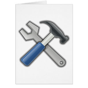 Outils, marteau et clé