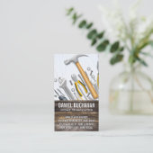 Outils matériels | Carte de visite de bois et de p (Debout devant)