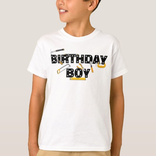 Outils T-shirt de fête d'anniversaire (Devant)