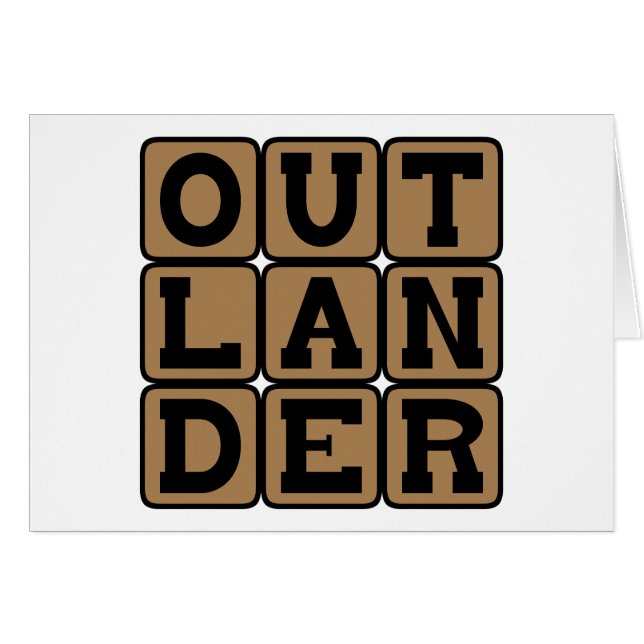 Outlander, Vreemdeling of Buitenstaander (Voorkant Horizontaal)