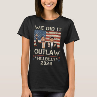 Outlaw Hillbilly 2024 Trump Vance We hebben het ge T-shirt