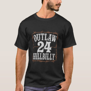 Outlaw Hillbilly 2024 Westers Trump Vance 2024  T-shirt