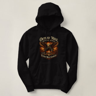 Outlaw Mile Motorfiets Garage T-shirt Vintage