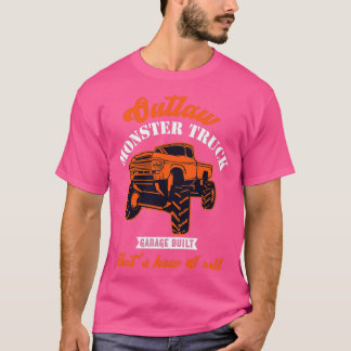 Outlaw Monster Truck 1958 Garage Car Monster Truck T-shirt