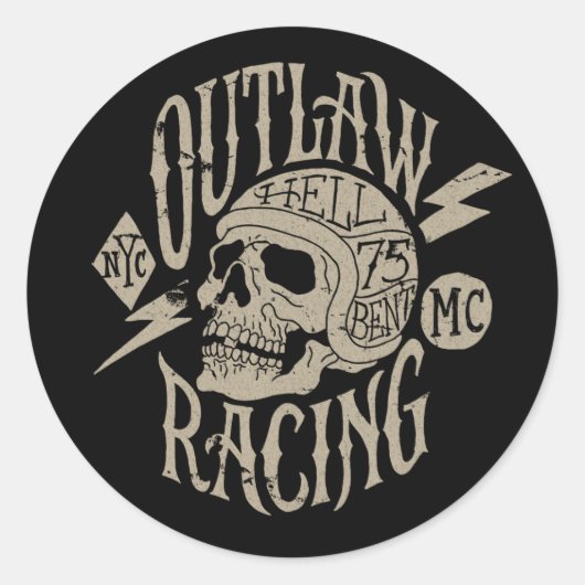 Outlaw Racing Sticker (Voorkant)