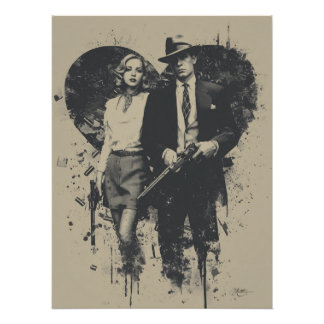 Outlaws of the Heart – A Bonnie & Clyde Tribute Perfect Poster