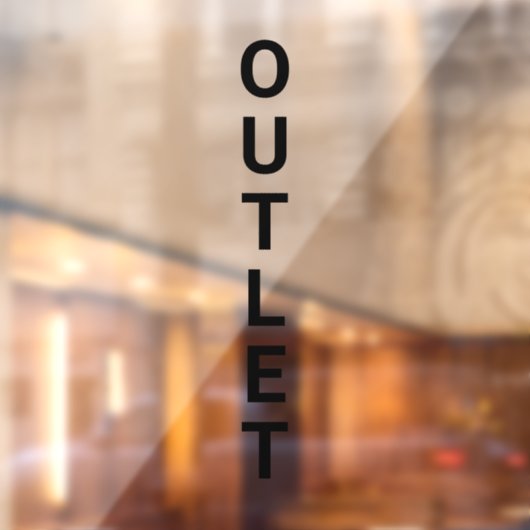 Outlet Sale Groot Bord Retail Winkel Ramen Sticker (Vel 2)